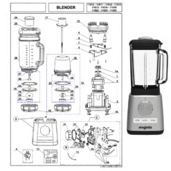 Pièces Détachées Blender Magimix