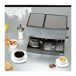 MAGIMIX Combiné Cafetière Expresso/Filtre Automatique Chromé Mat -Magimix magimix combine cafetiere expressofiltre automatique chrome mat 8