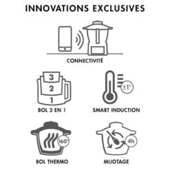 MAGIMIX Cook EXPERT Connect Robot Multifonctions Cuiseur Chromé Mat -Magimix magimix cook expert connect robot multifonctions cuiseur chrome mat 8