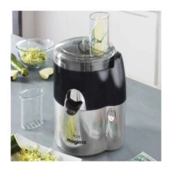 MAGIMIX Juice Expert 4 Extracteur Centrifugeuse Multifonction Noir/chromé Mat -Magimix magimix juice expert 4 extracteur centrifugeuse multifonction noirchrome mat 9
