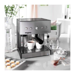 MAGIMIX Machine à Café Expresso Cafetière Automatique Dosettes/Café Moulu Chromé Mat -Magimix magimix machine a cafe expresso cafetiere automatique dosettescafe moulu chrome mat 5