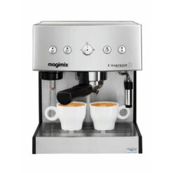 MAGIMIX Machine à Café Expresso Cafetière Automatique Dosettes/Café Moulu Chromé Mat -Magimix magimix machine a cafe expresso cafetiere automatique dosettescafe moulu chrome mat 6