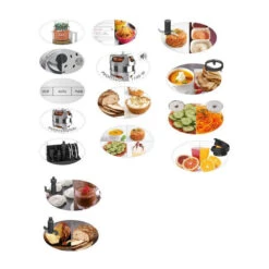 MAGIMIX Robot Multifonctions Compact 3200XL Chromé Mat -Magimix magimix robot multifonctions compact 3200xl chrome mat nouveau modele 9